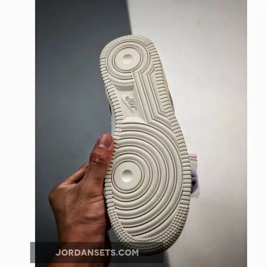 nike air force 1 with purple swoosh
