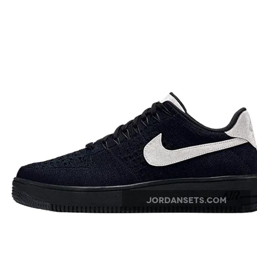 Nike Air Force 1 Ultra Flyknit Black Metallic 908670-001 #air force 1 all star