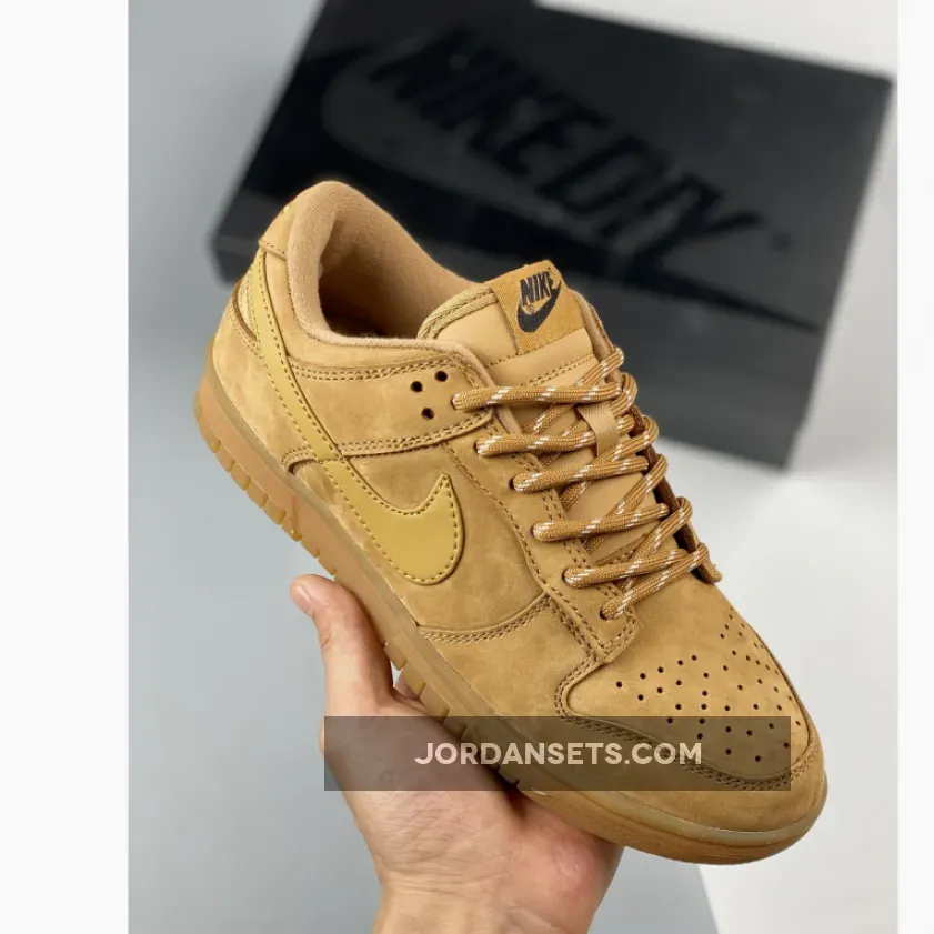Nike SB Dunk Low 'Wheat Gum' #nike sb dunk low qs