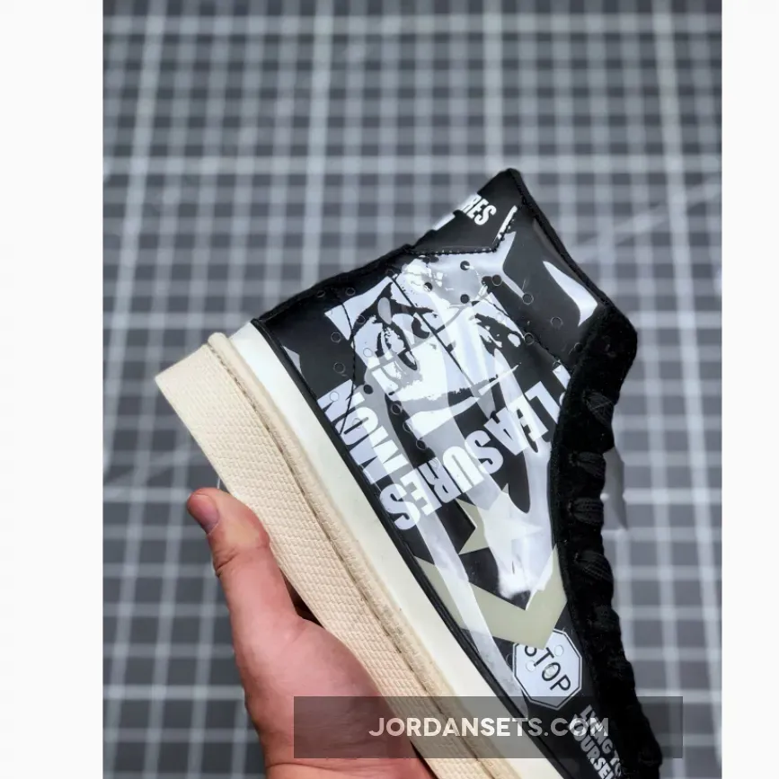 PLEASURES x Converse Pro Leather High Top Black White / Pleasuresnow