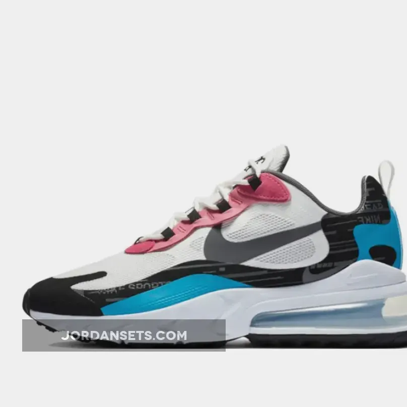 Nike Air Max 270 React Laser Blue Multi DA4303-100 / air max 270 react laser red