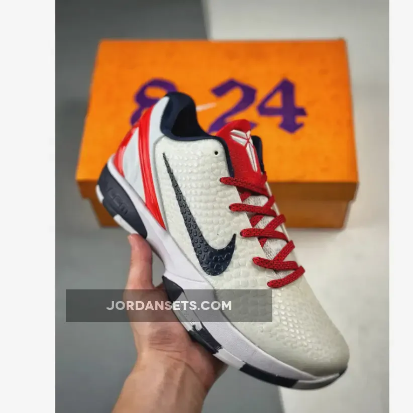 Nike Kobe 6 Protro 'Team USA' Home White Outlet SN-853222628