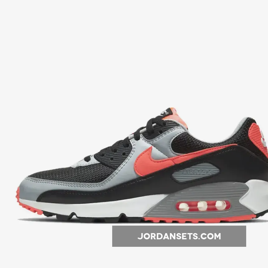 Nike Air Max 90 Black Radiant Red CZ4222-001 nike air max 90 radiant red