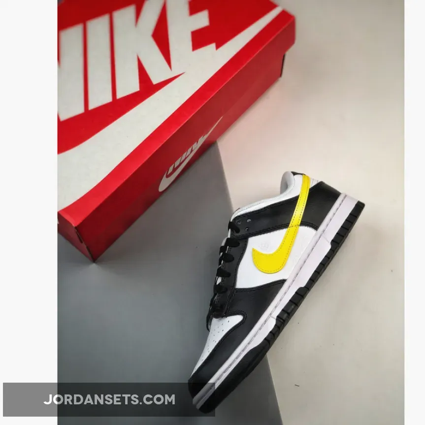 Nike Dunk Low 'Panda' Black/Yellow-White FQ2431-001 Outlet