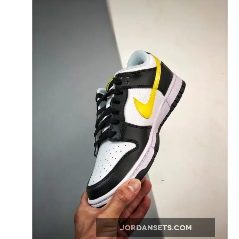Nike Dunk Low 'Panda' Black/Yellow-White FQ2431-001 Outlet