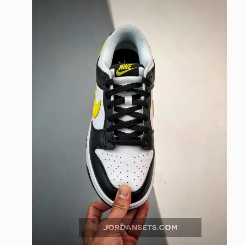 Nike Dunk Low 'Panda' Black/Yellow-White FQ2431-001 Outlet