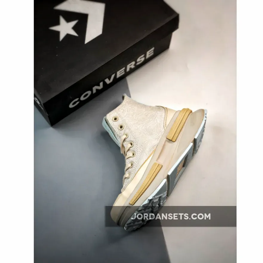 Converse Run Star Legacy CX Platform Swirl Jacquard Natural Ivory A03507C Brand New