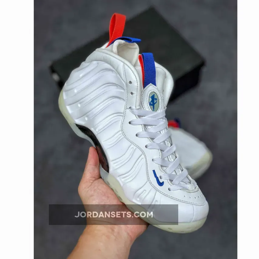 New Releases Nike Air Foamposite One 'USA' White/Game Royal-Habanero Red AA3963-102