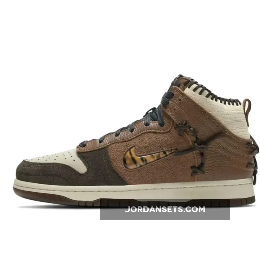 Bodega x Nike Dunk High 'Legend' Fauna Brown/Rustic-Multi-Color CZ8125-200 #nike bodega