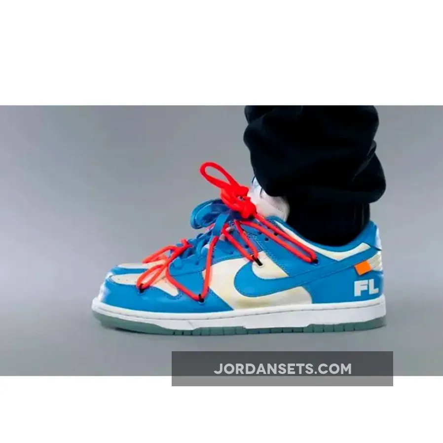 Off-White x Futura x Nike Dunk Low UNC DD0856-403 #off-white x futura x dunk low unc