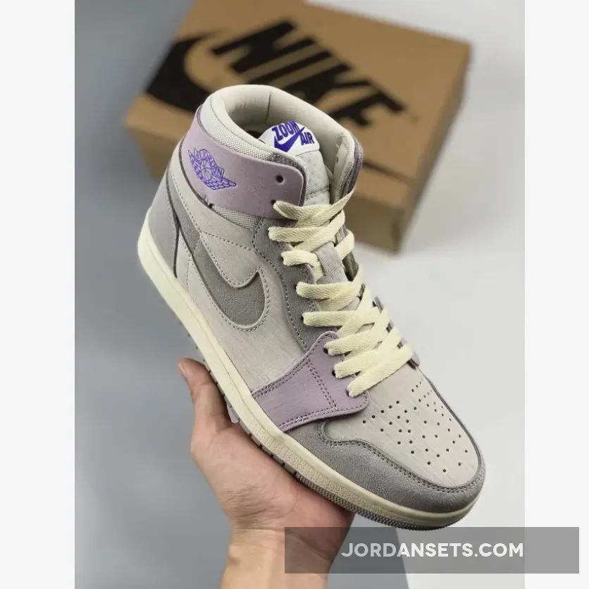 Air Jordan Miami Air Jordan 1 Hi Zoom CMFT Photon Dust/Barely Grape-Grey DV1305-005