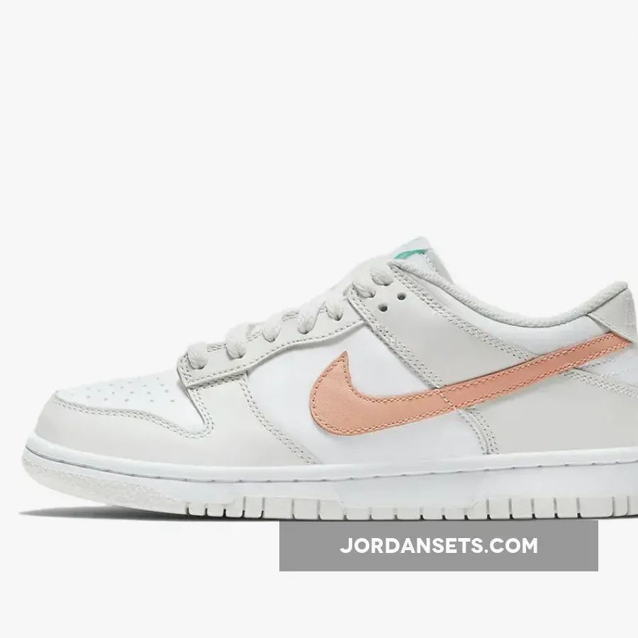 Nike Dunk Low White/Bone/Peach/Aqua CW1590-101 peach dunk lows