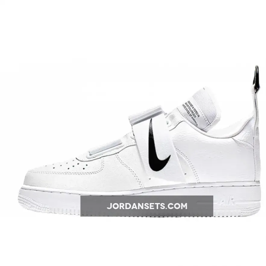 Nike Air Force 1 Utility White/White-Black #af1 utility