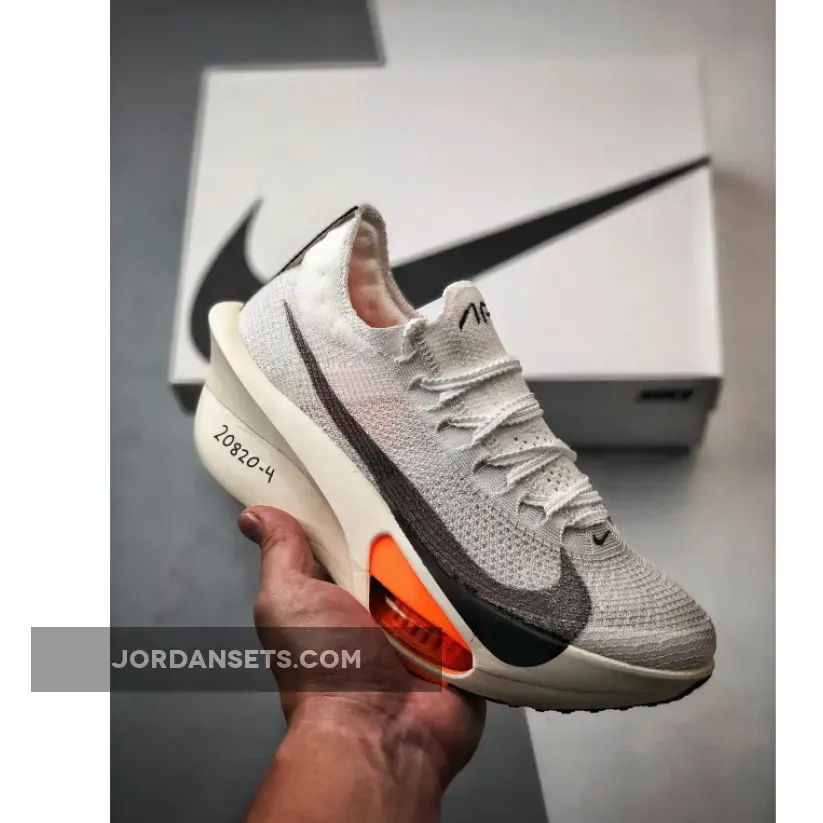 Nike Alphafly 3 Prototype White Black Total Orange