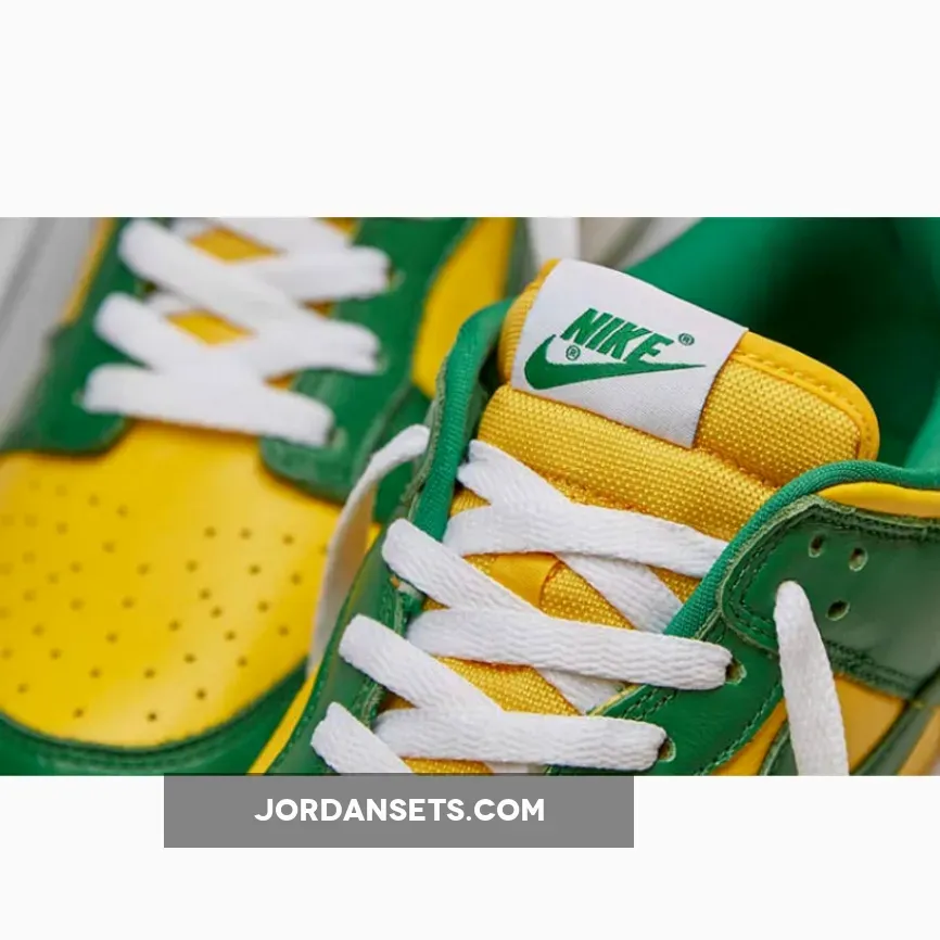 Nike Dunk Low SP Brazil CU1727-700 / green and yellow nike dunks