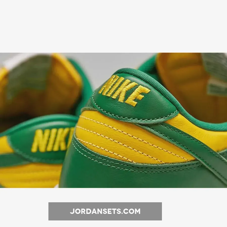 Nike Dunk Low SP Brazil CU1727-700 / green and yellow nike dunks