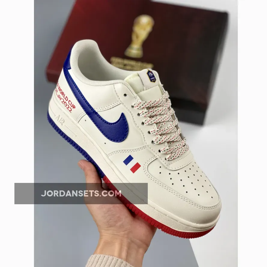 Nike Air Force 1 Low 'World Cup 2022' White Blue Red 1680452518 Online