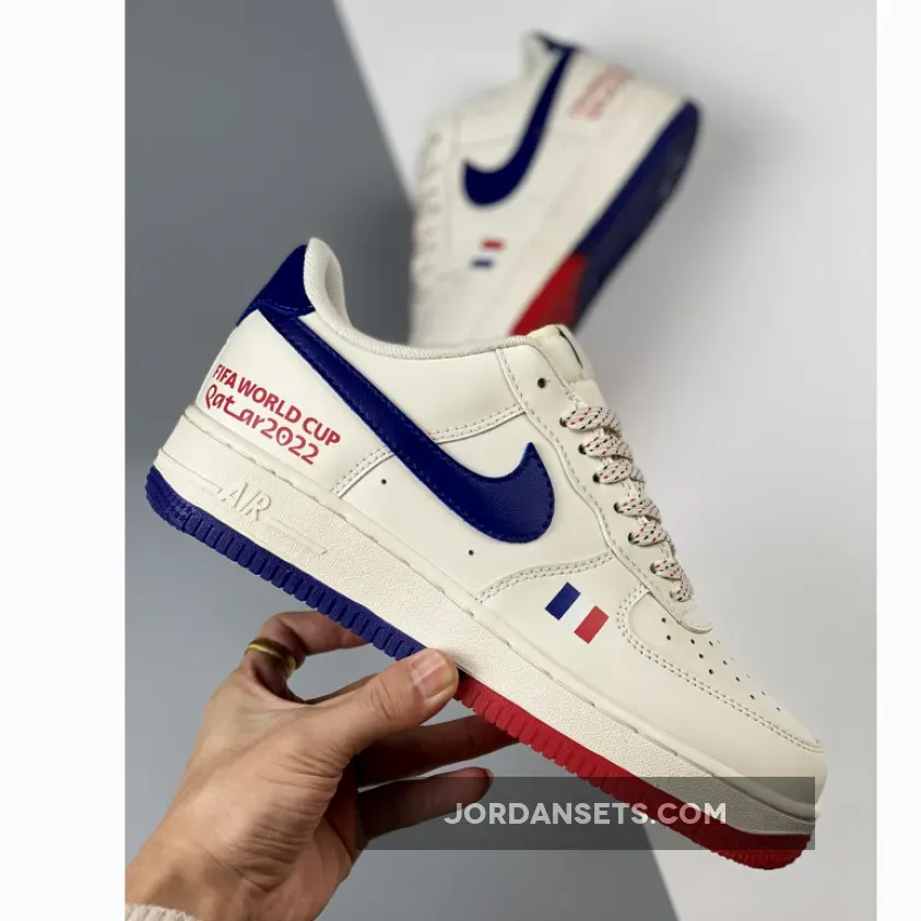 Nike Air Force 1 Low 'World Cup 2022' White Blue Red 1680452518 Online