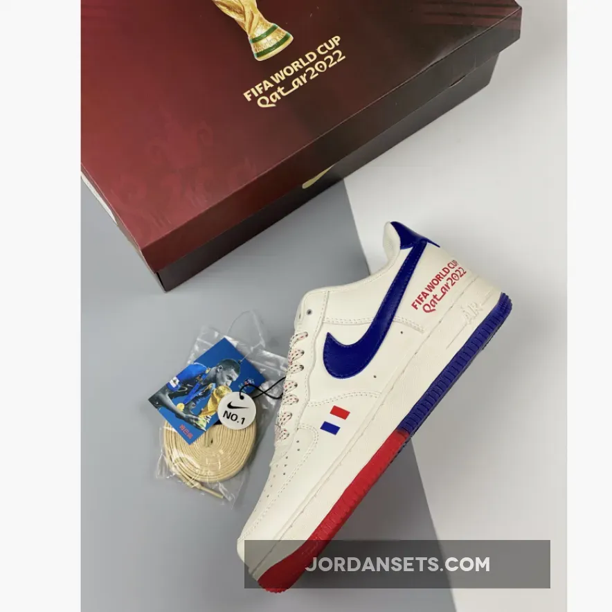 Nike Air Force 1 Low 'World Cup 2022' White Blue Red 1680452518 Online