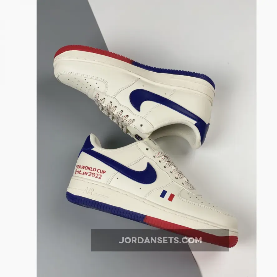 Nike Air Force 1 Low 'World Cup 2022' White Blue Red 1680452518 Online
