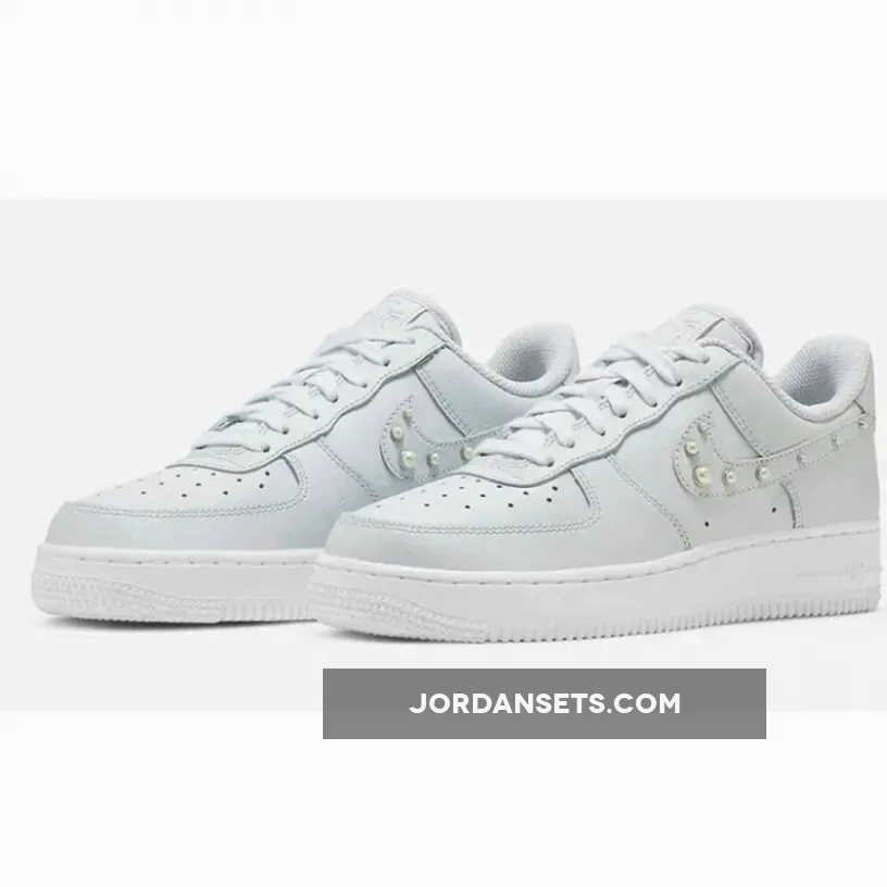 Nike Air Force 1 Pearl Swoosh DV3810-001 #air force 1 with pearls