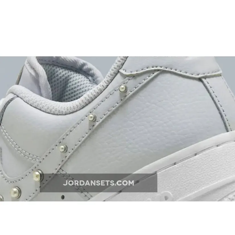 Nike Air Force 1 Pearl Swoosh DV3810-001 #air force 1 with pearls