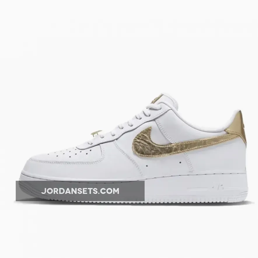 Nike Air Force 1 Low White Gold DC2181-100 / nike af1 metallic gold