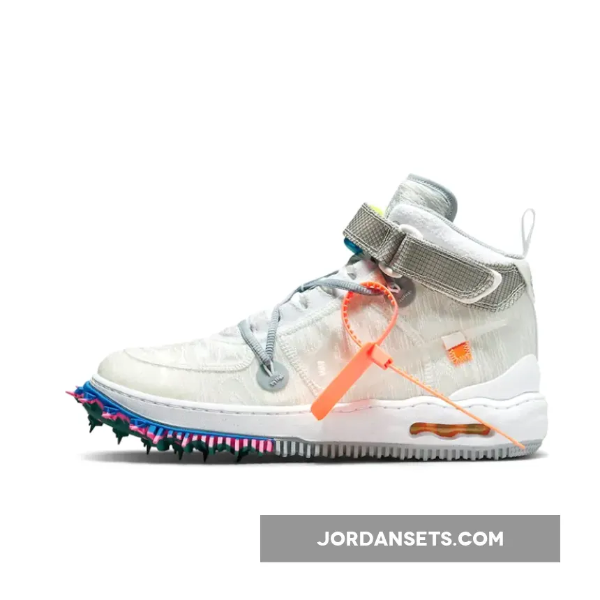 Off-White x Nike Air Force 1 Mid White DO6290-100 / nike air force 1 off whites