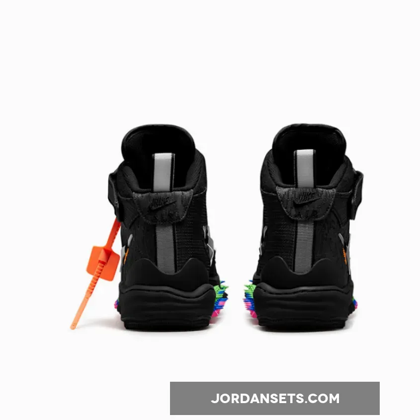 Off-White x Nike Air Force 1 Mid 'Black' DO6290-001 - off white af1 mid