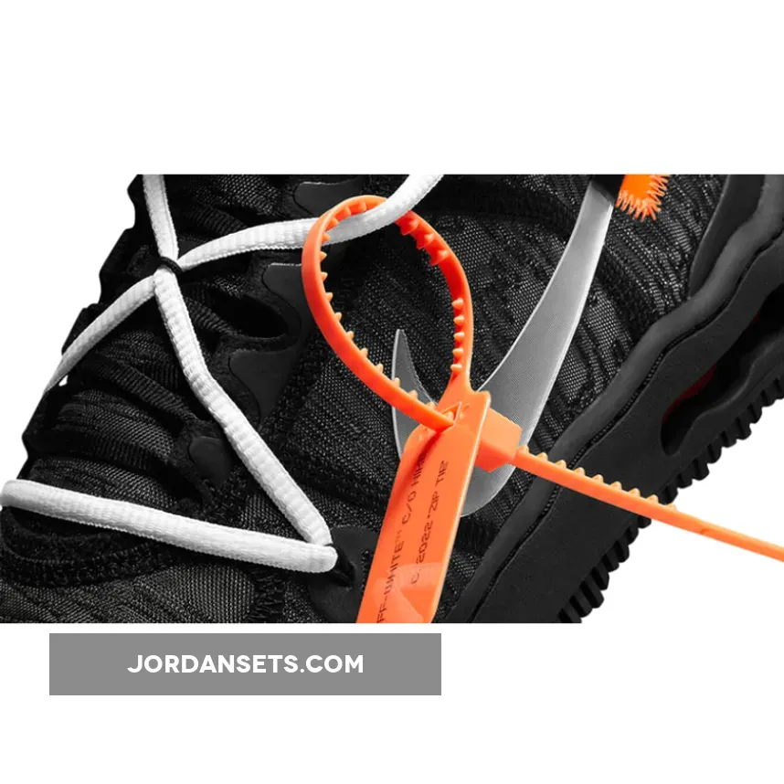 Off-White x Nike Air Force 1 Mid 'Black' DO6290-001 - off white af1 mid