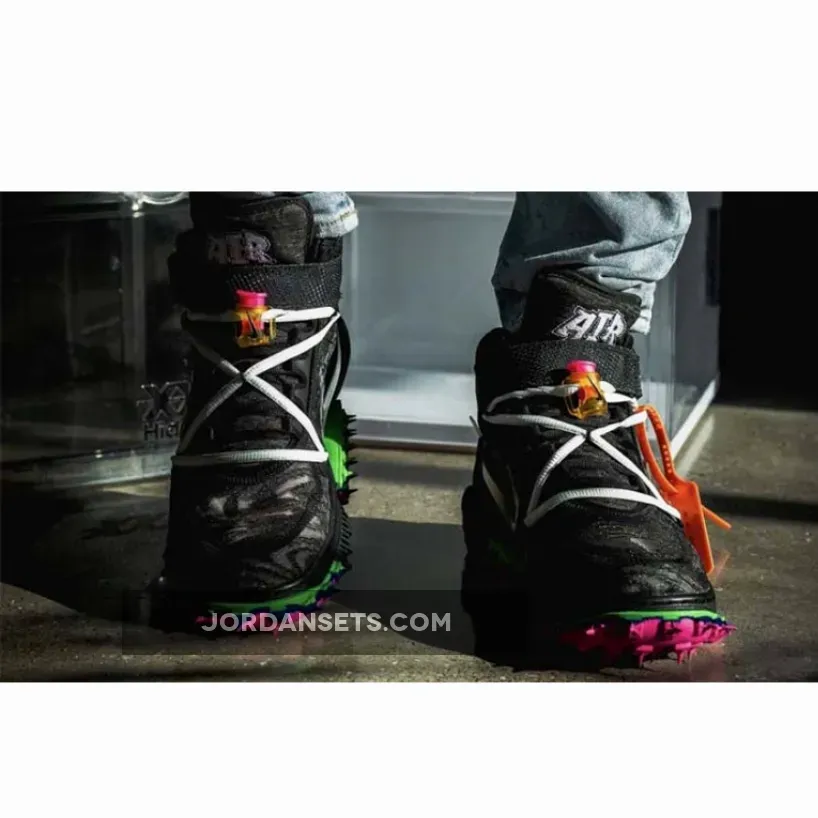 Off-White x Nike Air Force 1 Mid 'Black' DO6290-001 - off white af1 mid