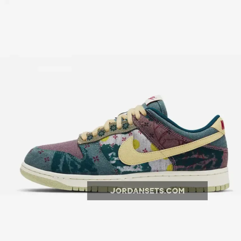 Nike Dunk Low SP Lemon Wash CZ9747-900 - nike dunks community garden