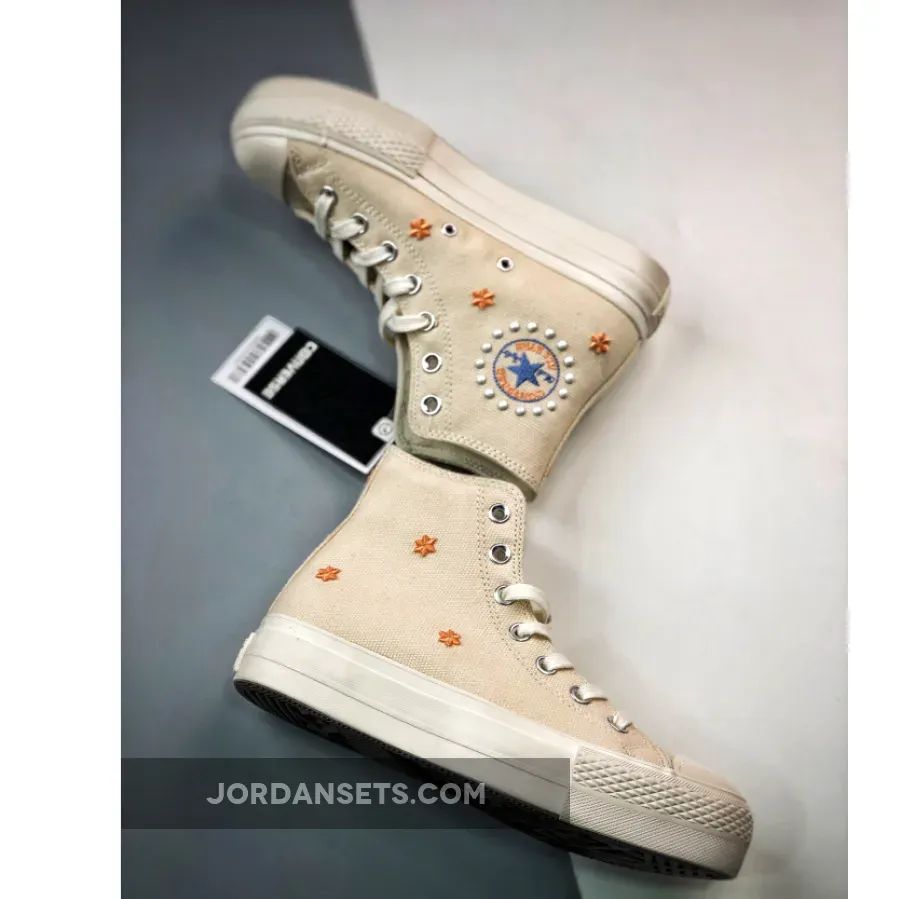 Converse Chuck Taylor Lift High Ivory Peach A05972C - how high ivory