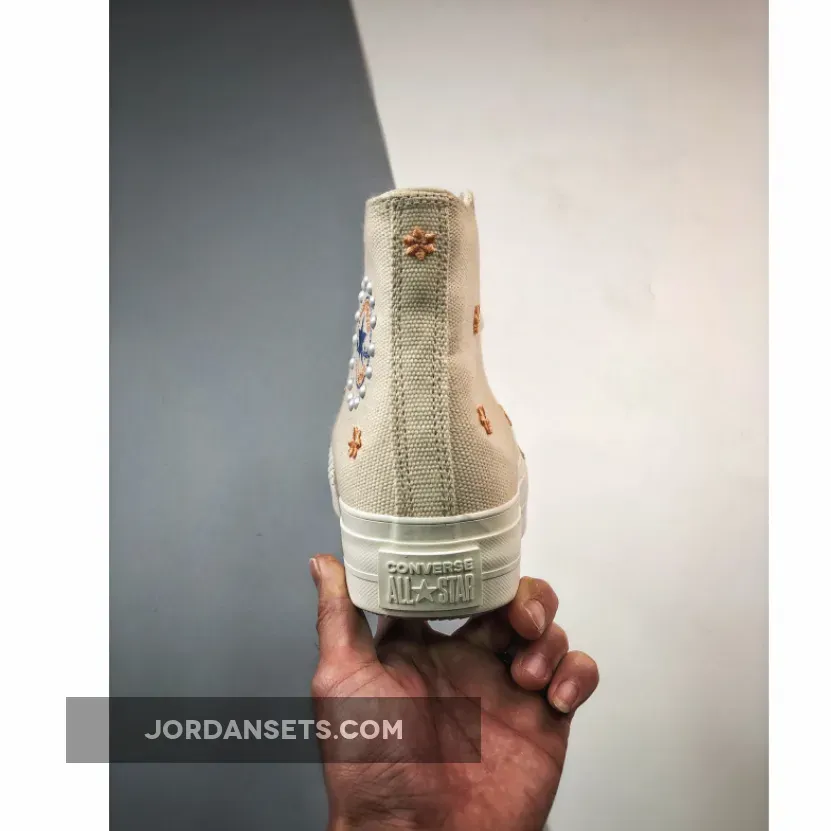 Converse Chuck Taylor Lift High Ivory Peach A05972C - how high ivory