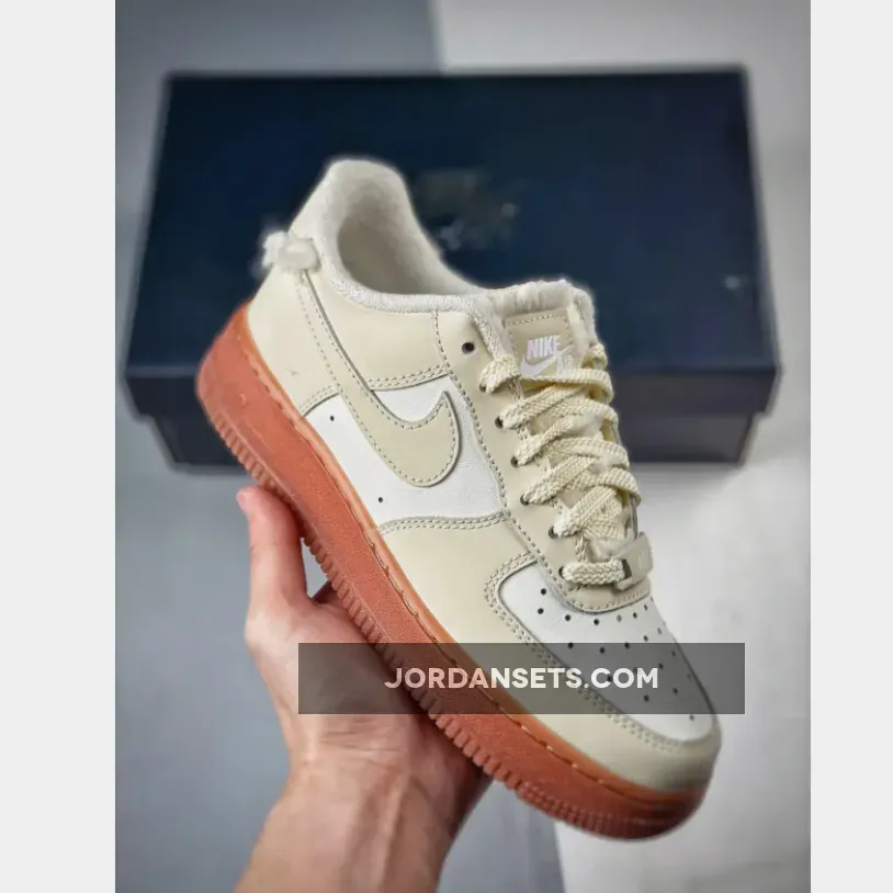 Nike Air Force 1 Low LX "Sail/Gum/Faux Fur" FV3701-119