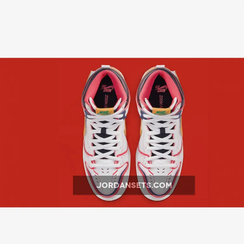 Gundam x Nike SB Dunk High 'Unicorn' White/Amarillo DH7717-100 gundam sb dunk