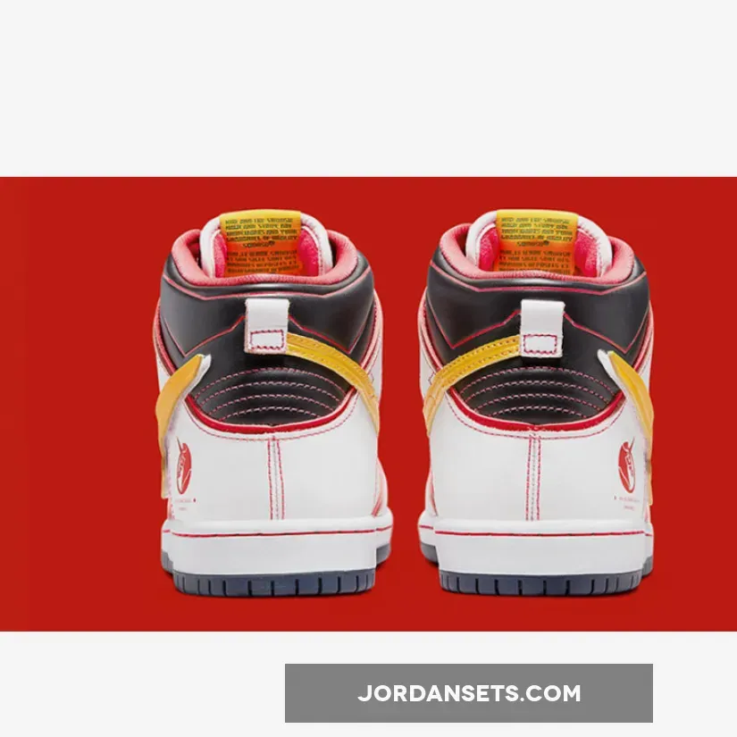 Gundam x Nike SB Dunk High 'Unicorn' White/Amarillo DH7717-100 gundam sb dunk