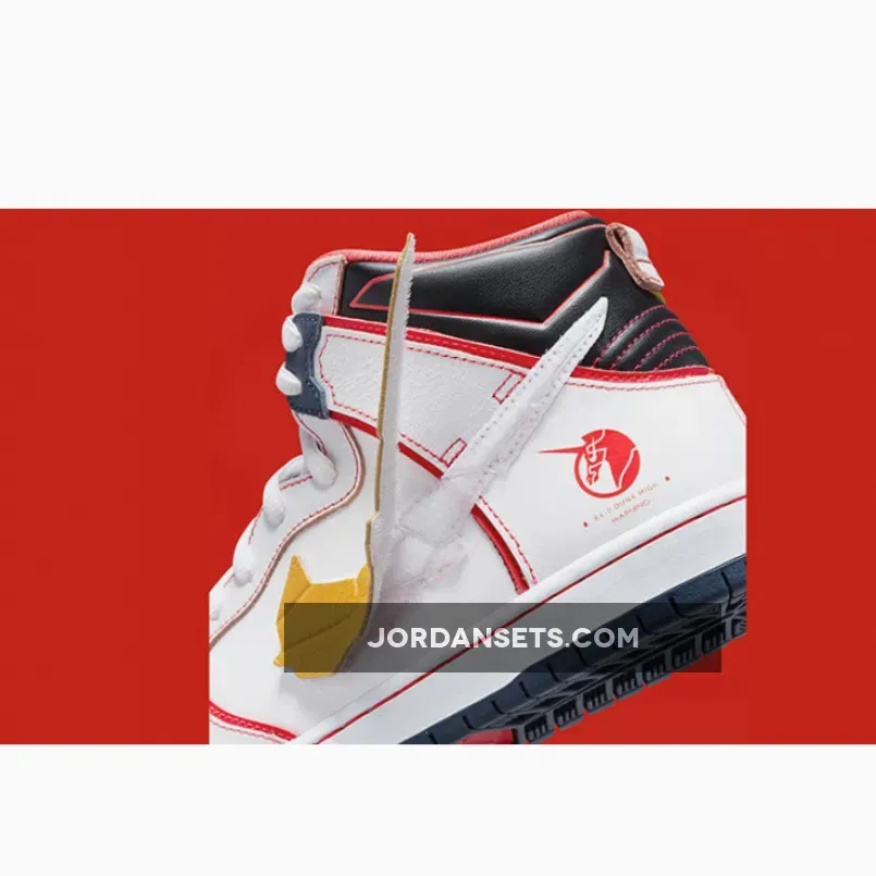 Gundam x Nike SB Dunk High 'Unicorn' White/Amarillo DH7717-100 gundam sb dunk