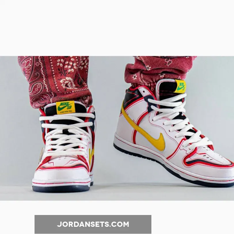Gundam x Nike SB Dunk High 'Unicorn' White/Amarillo DH7717-100 gundam sb dunk