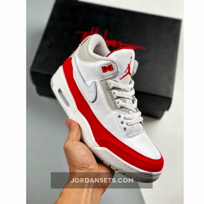 Jordan 3 Retro Tinker White University Red | JORDAN 3 MAX