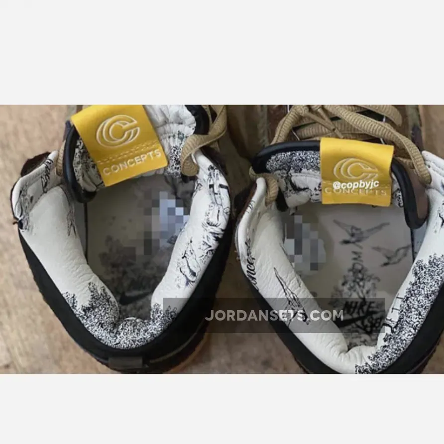 Concepts x Nike SB Dunk High Duck DC6887-200 / nike turdunken