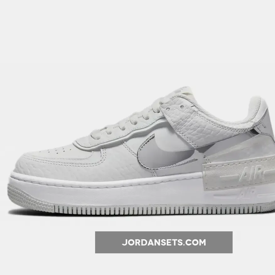 Nike Air Force 1 Shadow White Chrome - af1 chrome