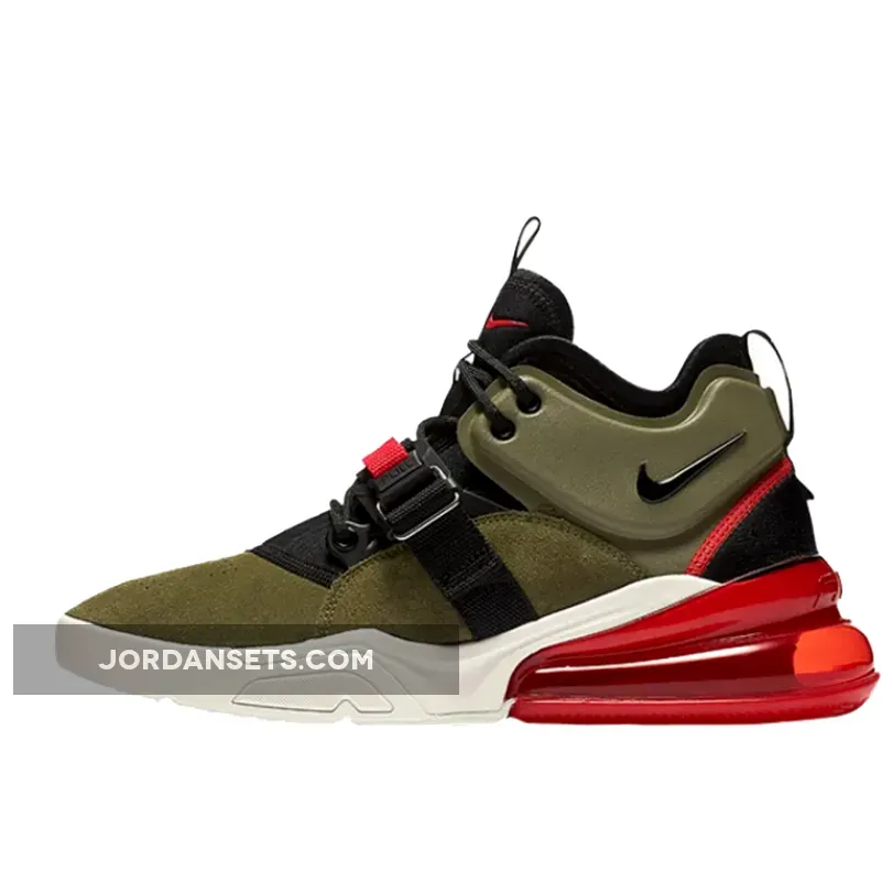 Nike Air Force 270 Olive Red AH6772-200 270 and olive