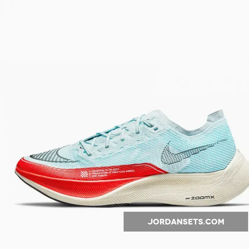 Nike ZoomX Vaporfly Next% 2 Glacier Blue/Chile Red/Pale Ivory/Black nike vaporfly 2 blue