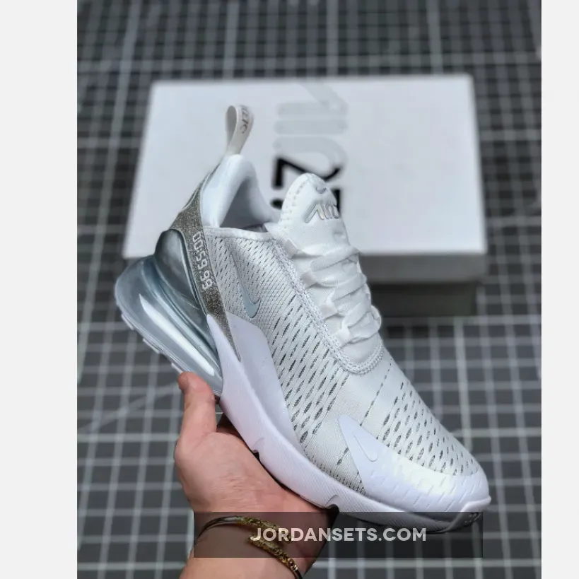 Nike Air Max 270 Metallic Summit White Discount CD8497-100