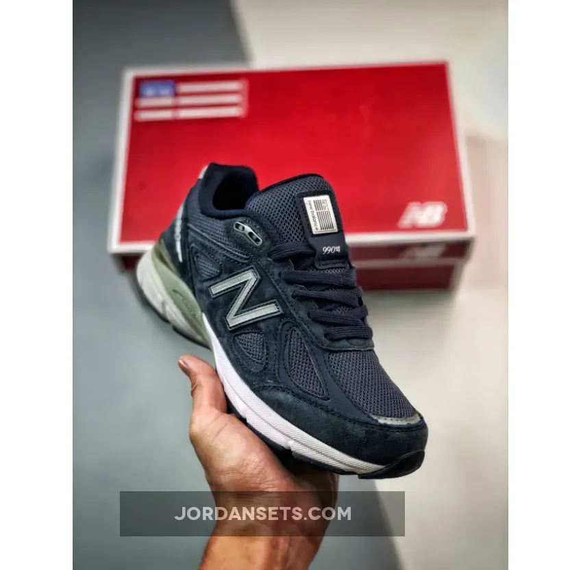 Kith x New Balance 990v4 Navy M990NV4 / navy blue new balance 990
