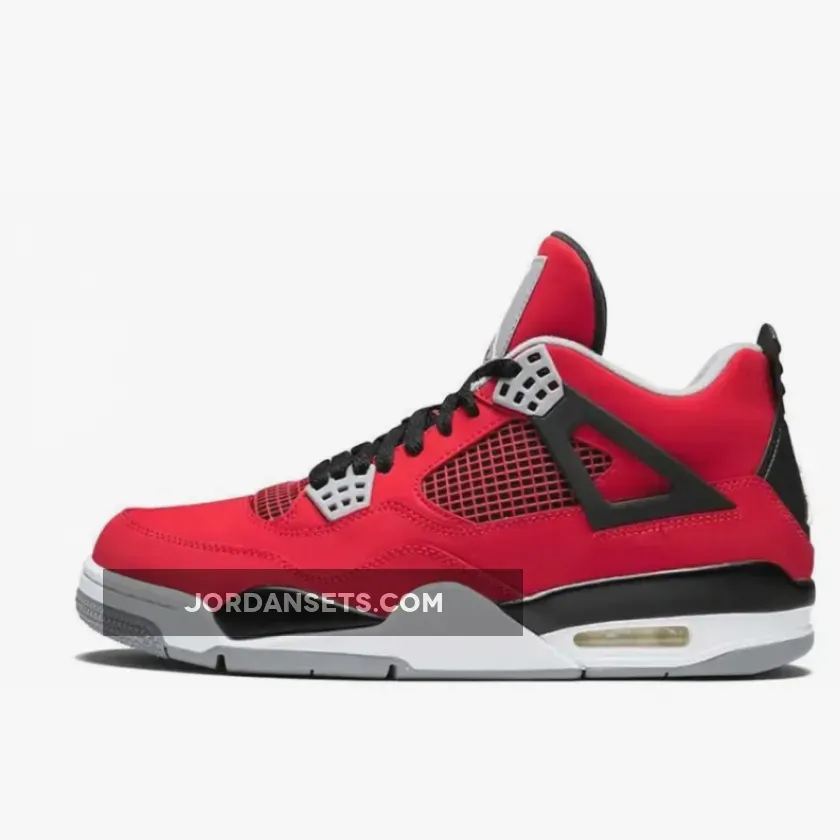 Air Jordan 4 Retro 'Toro Bravo' Red Suede #toro 4