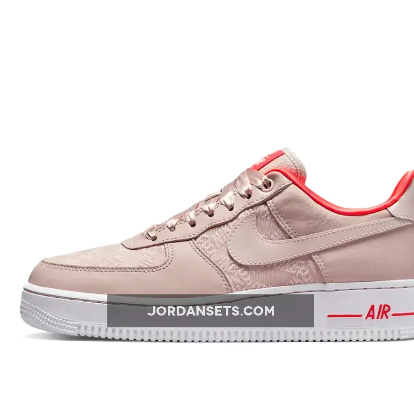 Nike Air Force 1 Low Satin Blush DQ7782-200 air force 1 07 laser crimson