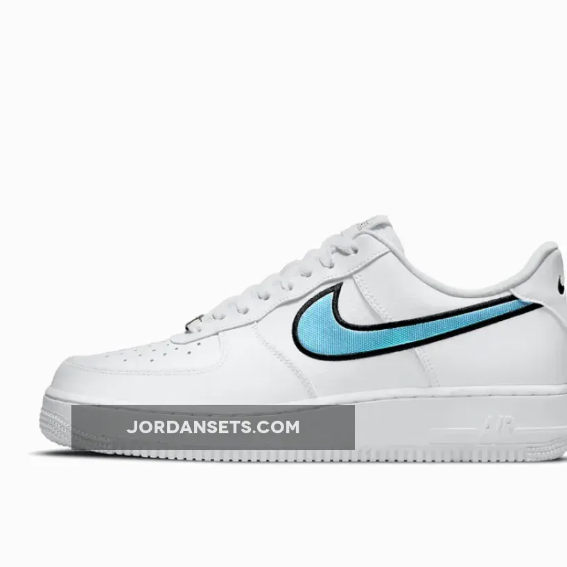 Nike Air Force 1 White Blue Iridescent DN4925-100 For Sale