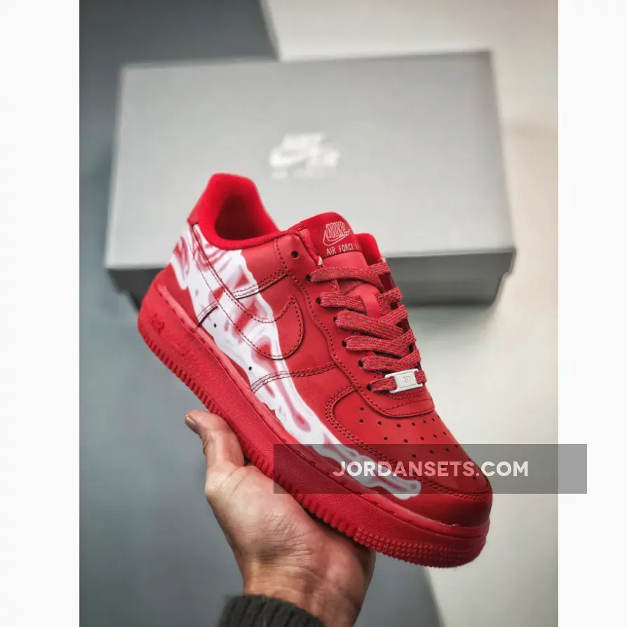 Nike Air Force 1 Low 'Skeleton' Red 1680452289 To Buy